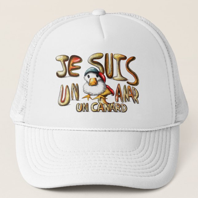 ich bin eine Ente Truckerkappe (Vorderseite)
