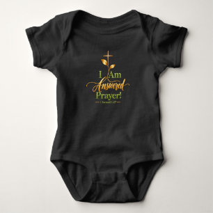 Ich bin eine erhörte Gebet Christliches Baby-Bod Baby Strampler