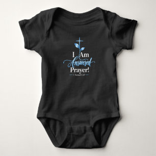 Ich bin eine erhörte Gebet Christliches Baby-Bod Baby Strampler