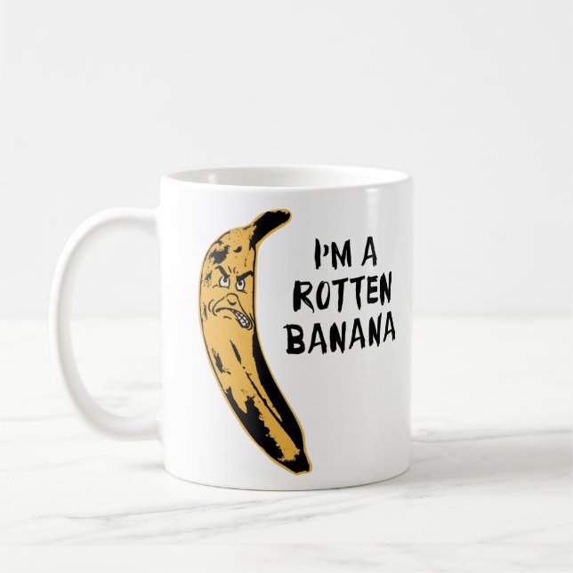 Ich bin eine faule Banane Tasse (Links)