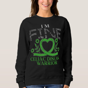 Ich bin eine feine Celiakose Warrior I Hate Gluten Sweatshirt