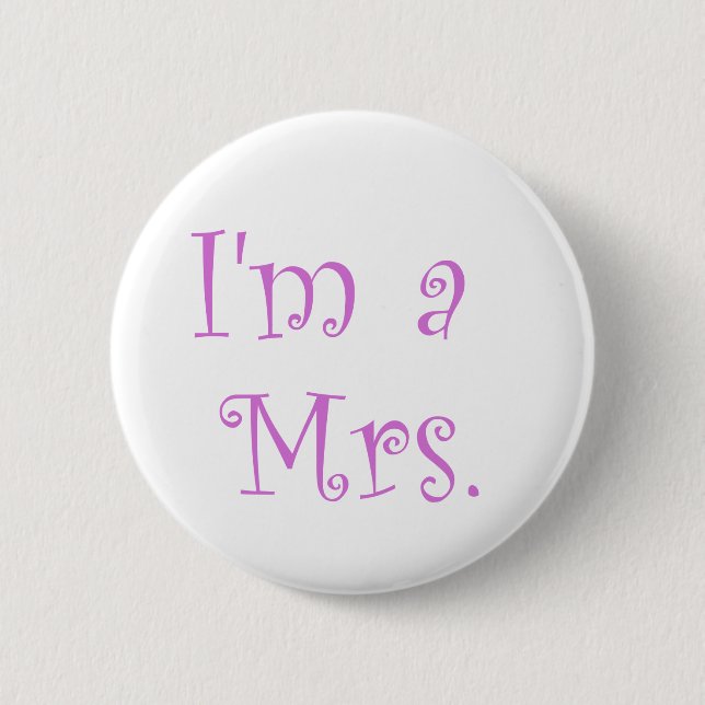 Ich bin eine Frau Button (Vorderseite)