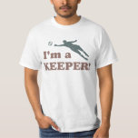 Ich bin eine Fußballhalterin T-Shirt<br><div class="desc">Sie sind sicher ein echter Hüter! Was für ein toller Torwart!</div>