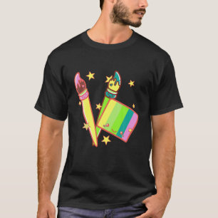 Ich bin eine Gesichtsmalerin, Niedliche Künstlerko T-Shirt