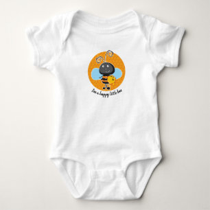 "Ich bin eine glückliche kleine Biene" Baby-Bodysu Baby Strampler