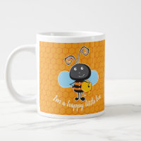 "Ich bin eine glückliche kleine Biene"-Tasse