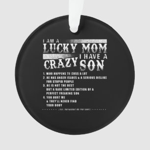 Ich bin eine glückliche Mama, dass ich einen verr Ornament