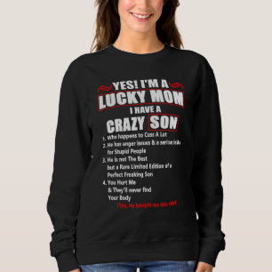 Ich bin eine glückliche Mama, dass ich einen verrü Sweatshirt