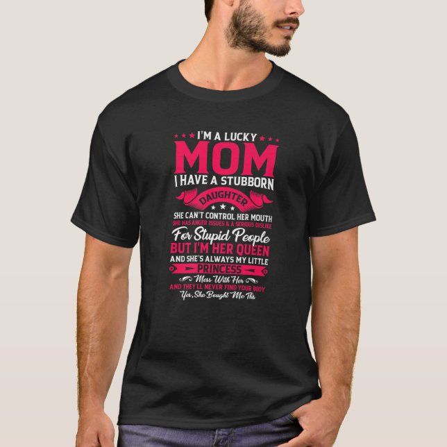 Ich bin eine glückliche Mama, ich habe einen lusti T-Shirt (Vorderseite)