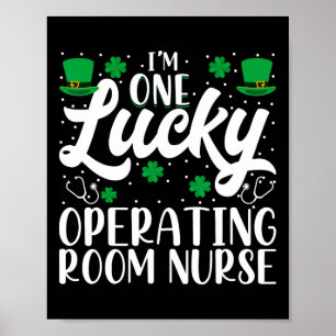 Ich bin eine glückliche Operationssaal-Krankenschw Poster