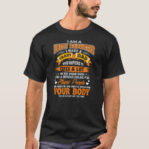 Ich bin eine glückliche Tochter, ich habe einen v T-Shirt