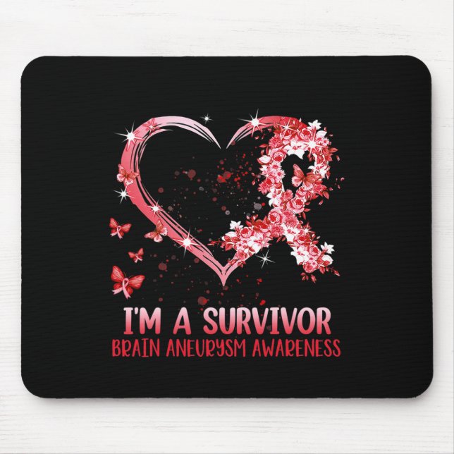 Ich bin eine Gra zur Unterstützung des Bewusstsein Mousepad (Vorne)