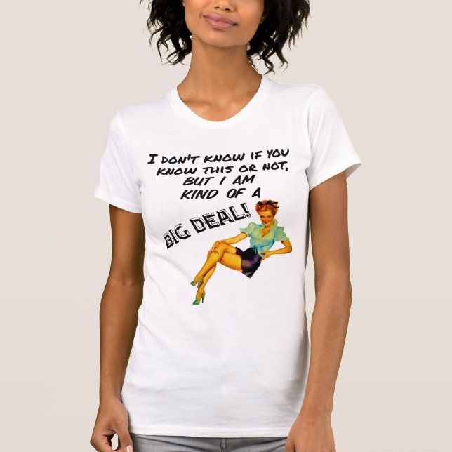 Ich bin eine große Nummer T-Shirt (Vorderseite)