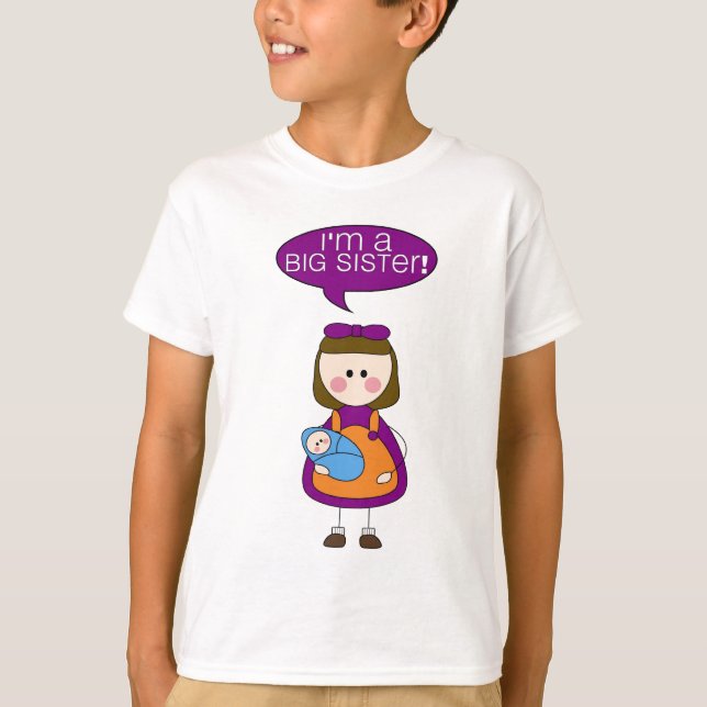 ich bin eine große Schwester! (Junge) T-Shirt (Vorderseite)