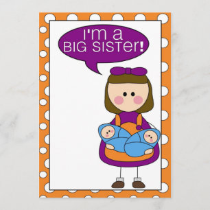 Ich bin eine große Schwester (Zwillinge) Ankündigu Ankündigung