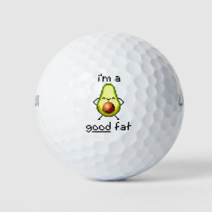 "Ich bin eine gute fette" lustige niedliche Golfball