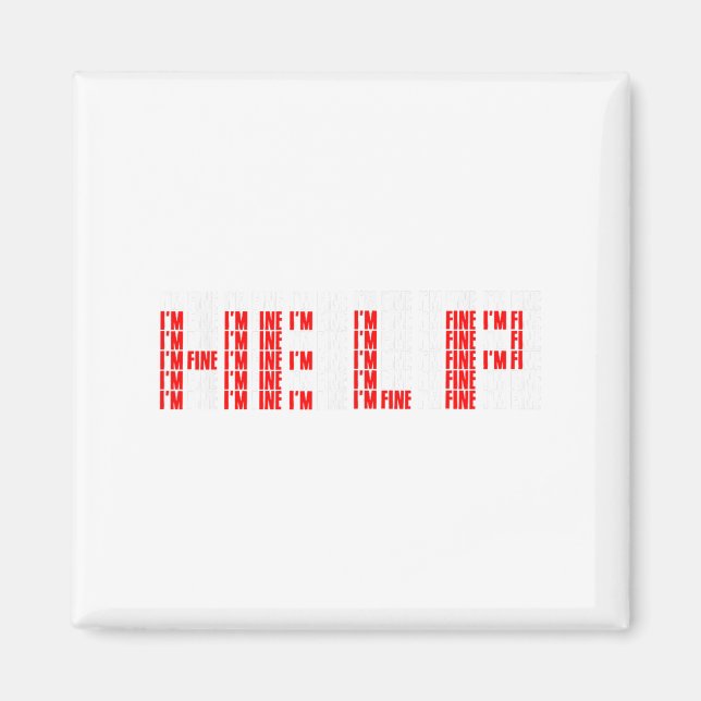 Ich bin eine gute Hilfe Depression Angst psychisch Magnet (Vorne)