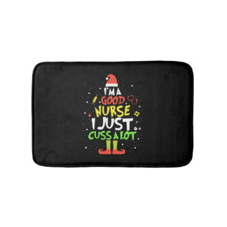 Ich bin eine gute Krankenschwester, die ich mir nu Badematte