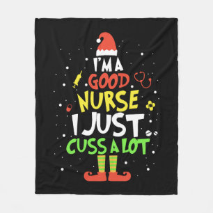 Ich bin eine gute Krankenschwester, die ich mir nu Fleecedecke