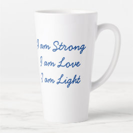 Ich bin eine helle große Tasse