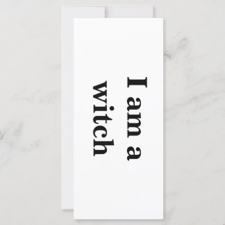 "Ich bin eine Hexe" Absichtserklärung