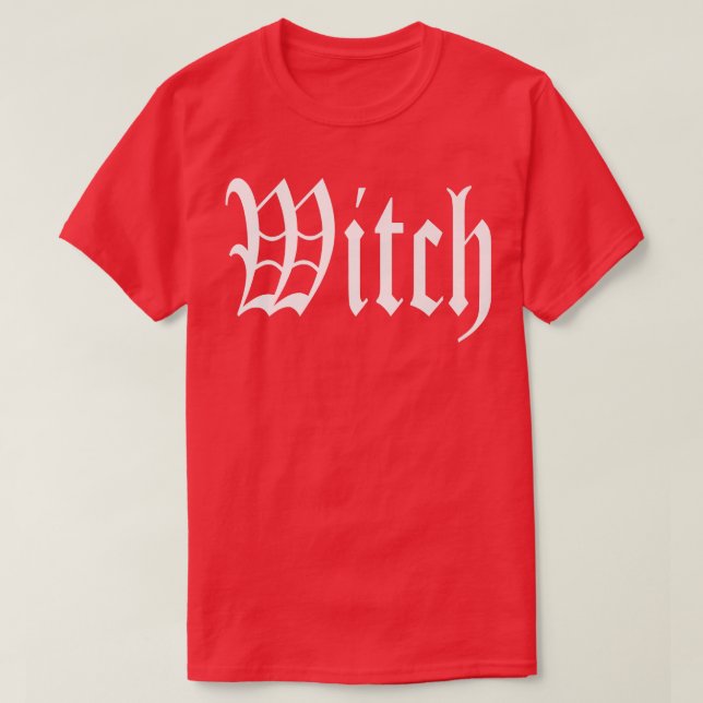 Ich bin eine Hexe T-Shirt (Design vorne)