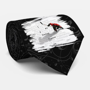 Ich bin eine Hockey-Player-Krawatte Krawatte