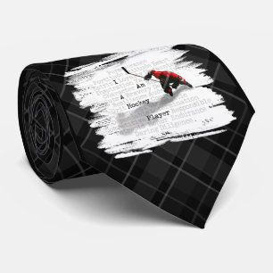 Ich bin eine Hockey-Spieler-Krawatte Krawatte