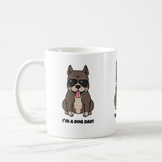 Ich bin eine Hunde-Vater-Tasse - perfekt für den V Kaffeetasse