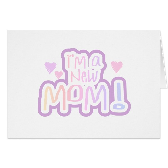 Ich bin eine Junge Mutter, Tshirts und Geschenke (Vorderseite (Horizontal))