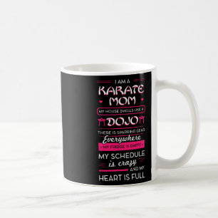 Ich bin eine Karate-Mama Japanische Kampfsportarte Kaffeetasse