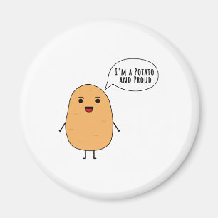 Ich bin eine Kartoffel und stolz Magnet