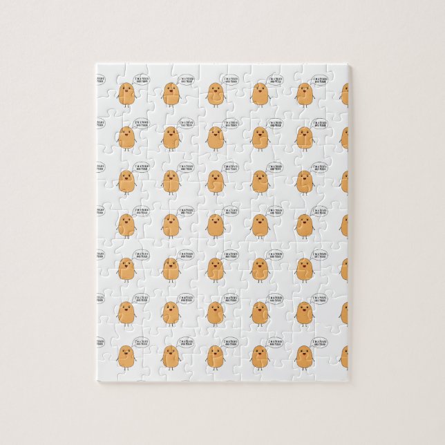 Ich bin eine Kartoffel und stolz Puzzle (Vertikal)