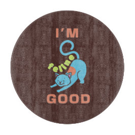 Ich bin eine Katze, die gut blaubraun ist Schneidebrett