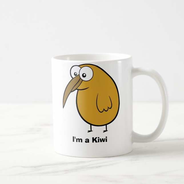Ich bin eine Kiwi Kaffeetasse (Rechts)