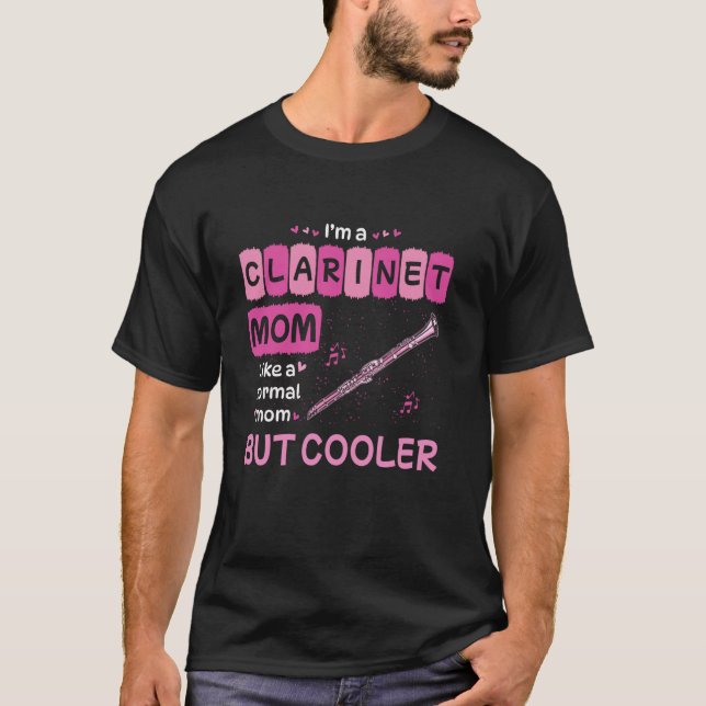 Ich bin eine Klarinetten-Mutter wie eine normale M T-Shirt (Vorderseite)