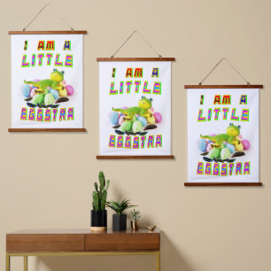 Ich bin eine kleine Eggstra Wandteppich Mit Holzrahmen