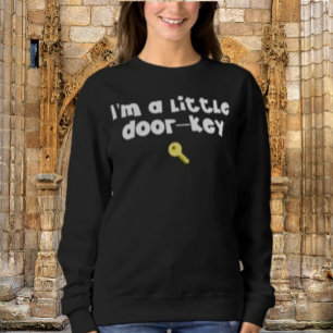 Ich bin eine kleine Tür - Schlüssel (Dorky) - Funn Sweatshirt