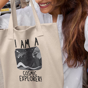Ich bin eine kosmische Explorer-Reise-Universum-As Tragetasche