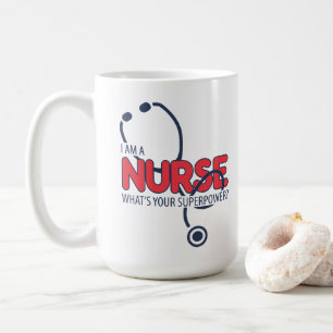 Ich bin eine Krankenschwester Kaffeetasse