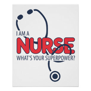 Ich bin eine Krankenschwester Poster
