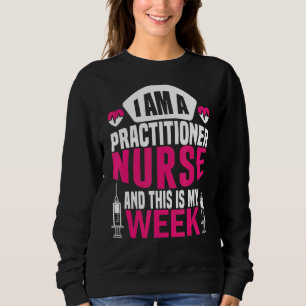 Ich bin eine Krankenschwester und das ist meine Wo Sweatshirt