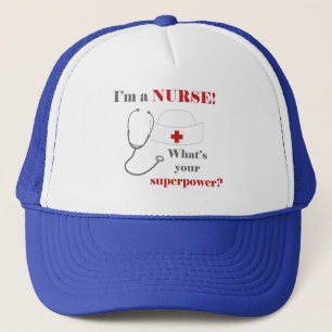 Ich bin eine Krankenschwester, was ist dein Superh Truckerkappe
