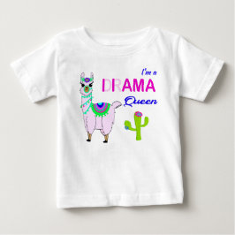 Ich bin eine Lama/Drama-Königin Baby T-shirt