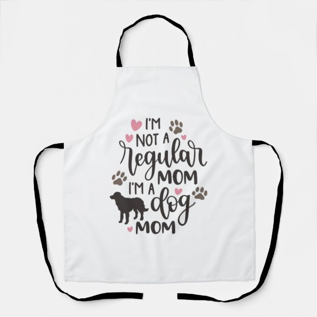 Ich bin eine Mama für Hunde Schürze (Vorderseite)