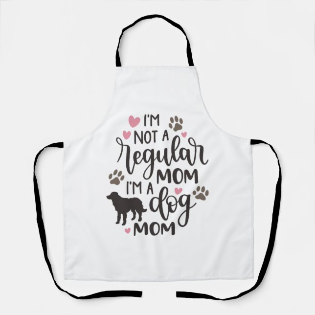Ich bin eine Mama für Hunde Schürze (Vorderseite)