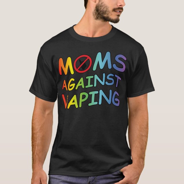 Ich bin eine Mama gegen Vapage T-Shirt (Vorderseite)