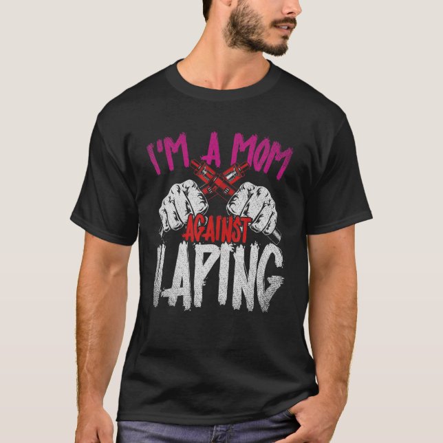 Ich Bin Eine Mama Gegen Vaping - Mother's Day Vape T-Shirt (Vorderseite)