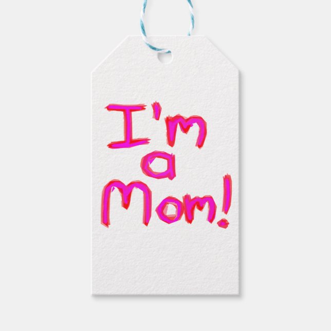 Ich bin eine MAMA! Geschenkanhänger (Vorderseite)