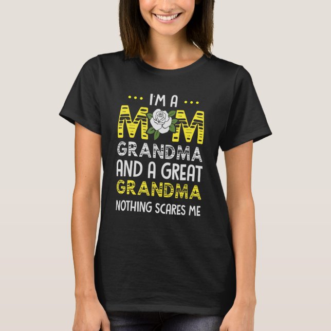 Ich bin eine Mama Oma Großartiges, was mich Mütter T-Shirt (Vorderseite)
